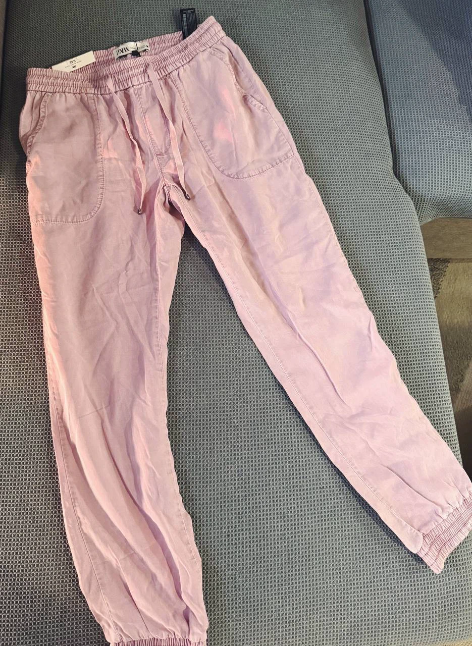ZARA Pink Jogger Pants – Size XS - photo 5