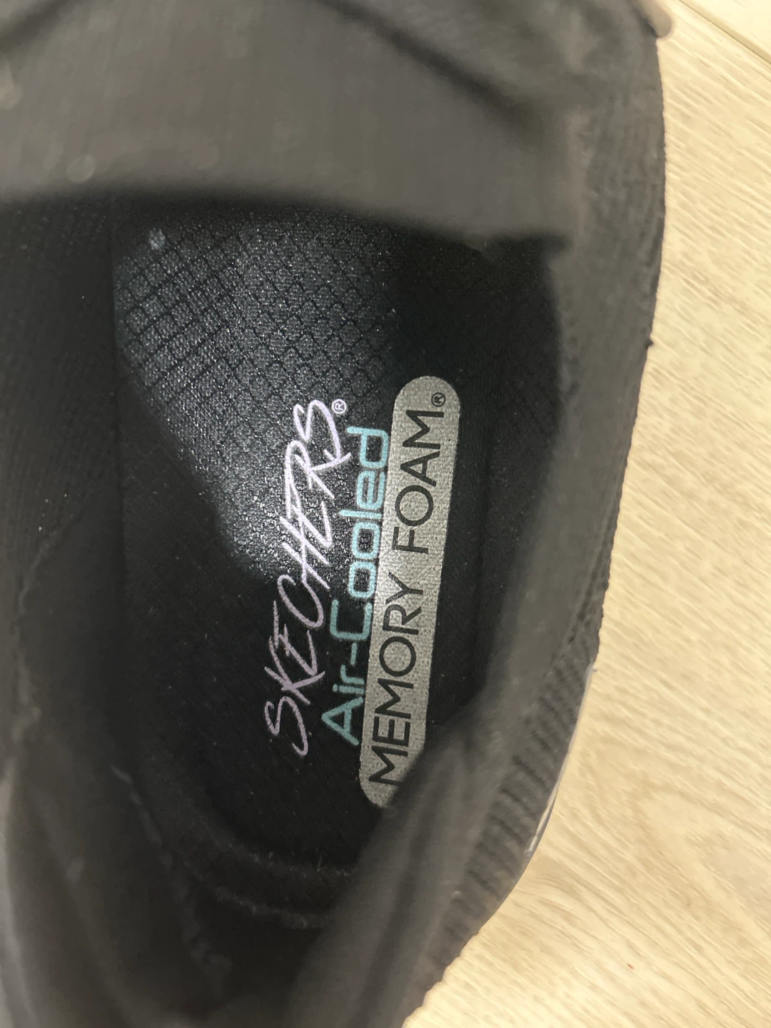 Skechers Air-Cooled Memory Foam Black Sneakers - photo 3