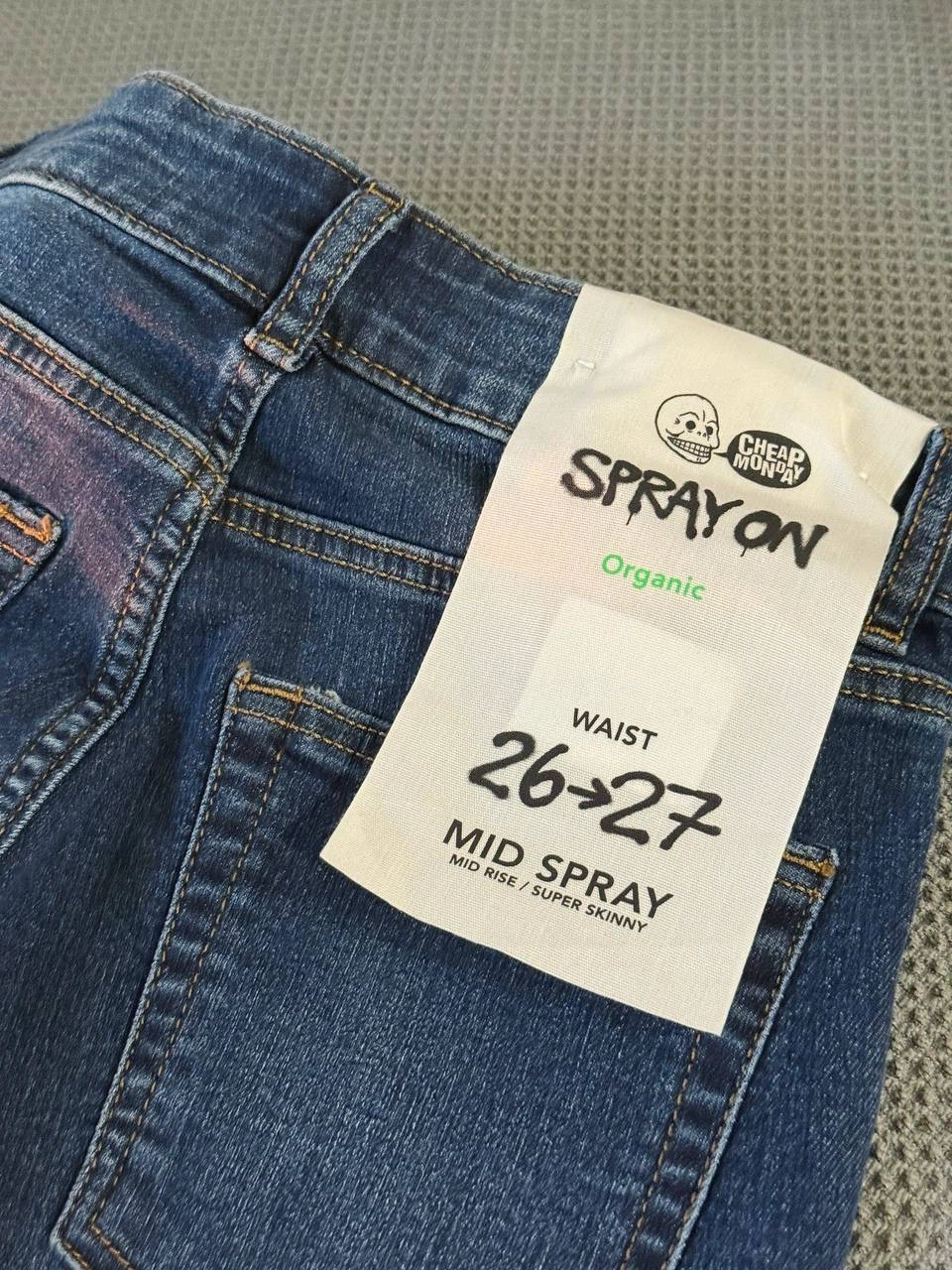 Cheap Monday Blue Super Skinny Jeans – Size 26–27 - photo 2