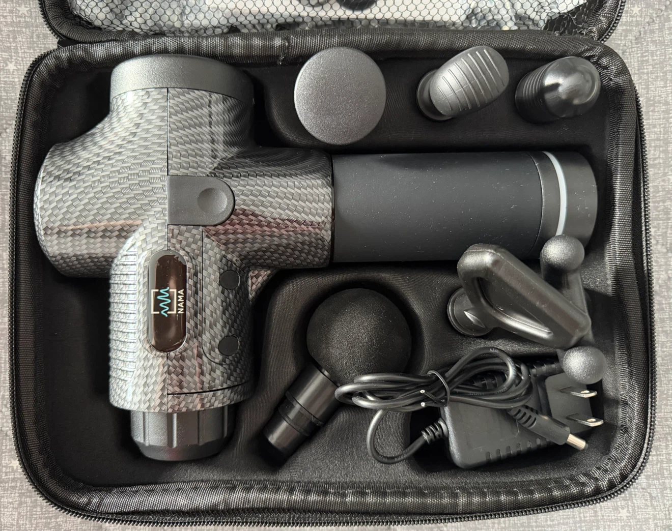 【NEW】NAMA Massage Gun with Accessories and Carrying Case - photo 4