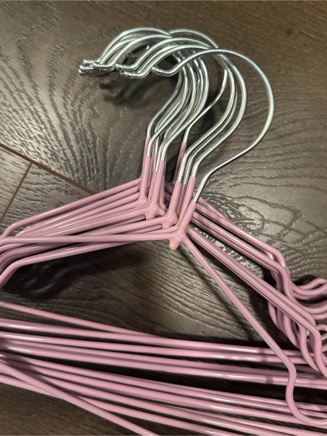 Kids Pink Metal Hangers – Set of 15 - photo 3