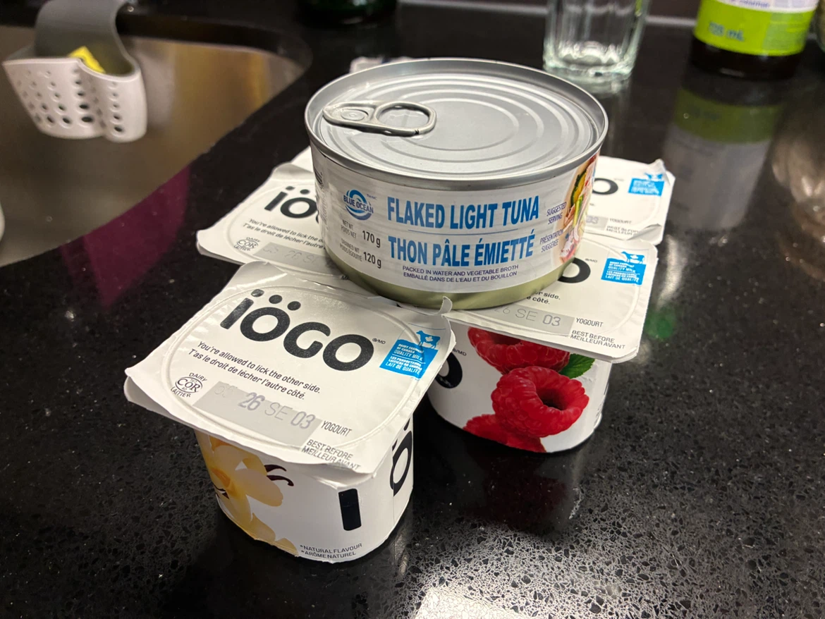 Free iögo Yogurt & Blue Ocean Flaked Light Tuna