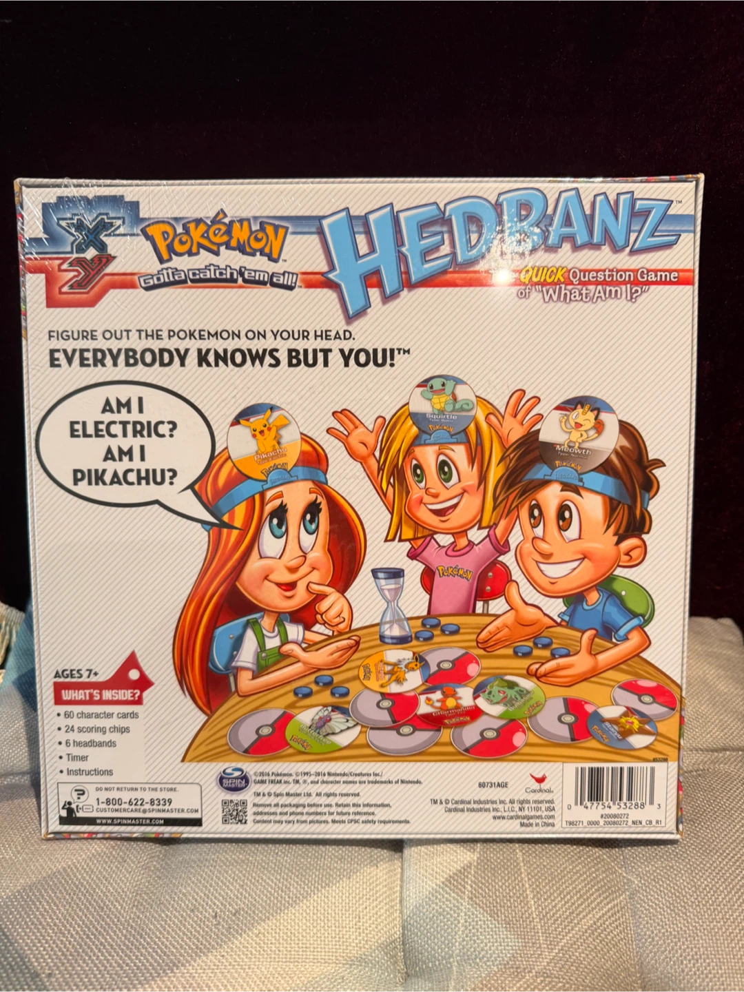 Pokemon Hedbanz The Quick Question Game - photo 2