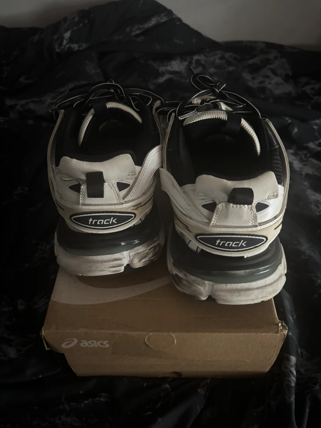 Balenciaga Track Sneakers White Black Size 45 - photo 3