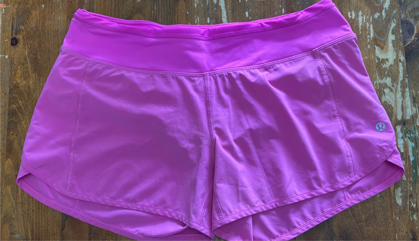 Lululemon Running Shorts Size 8 Pink