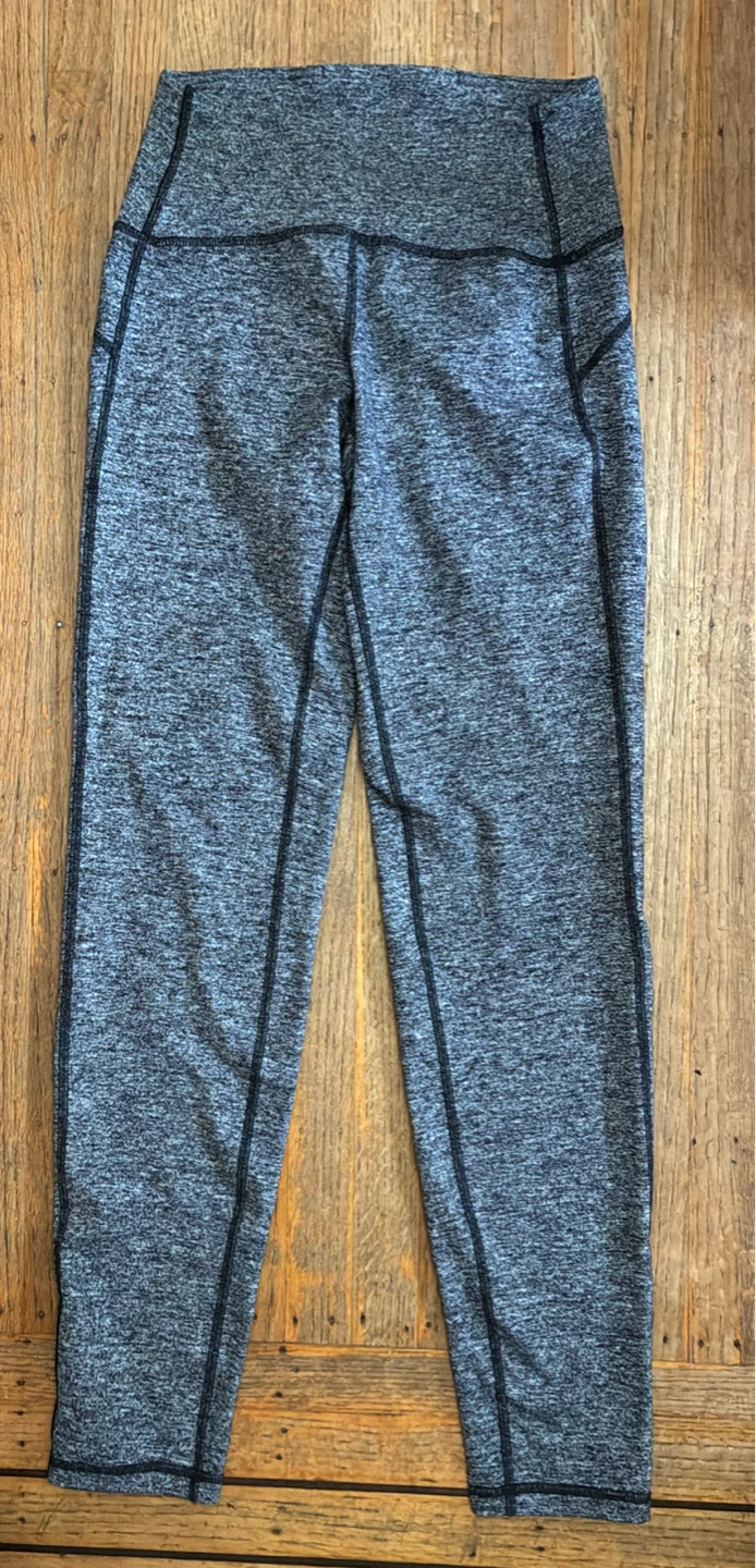 Lululemon Grey Heathered Leggings Size 4