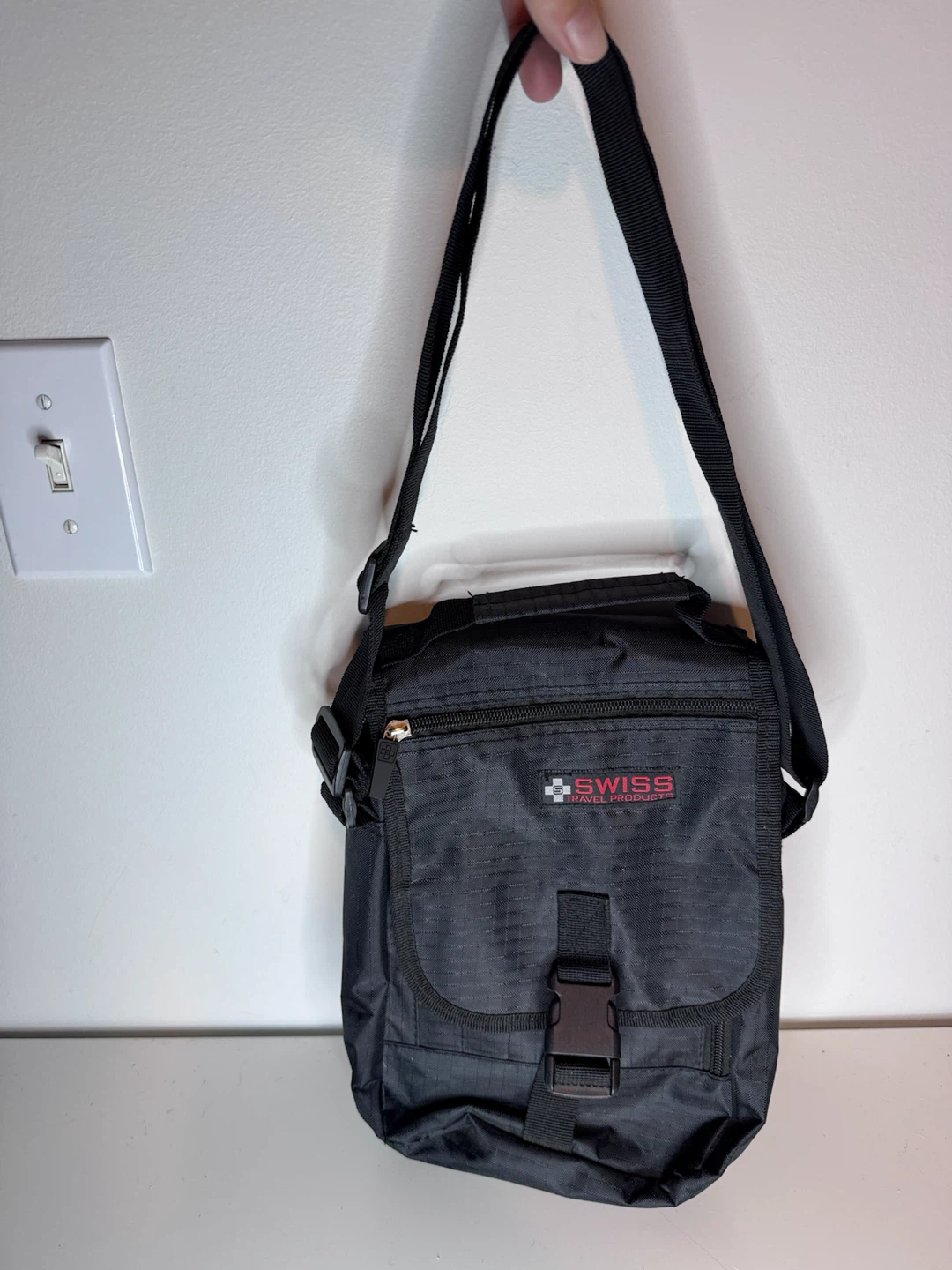 Swiss Travel Products Black Crossbody Bag