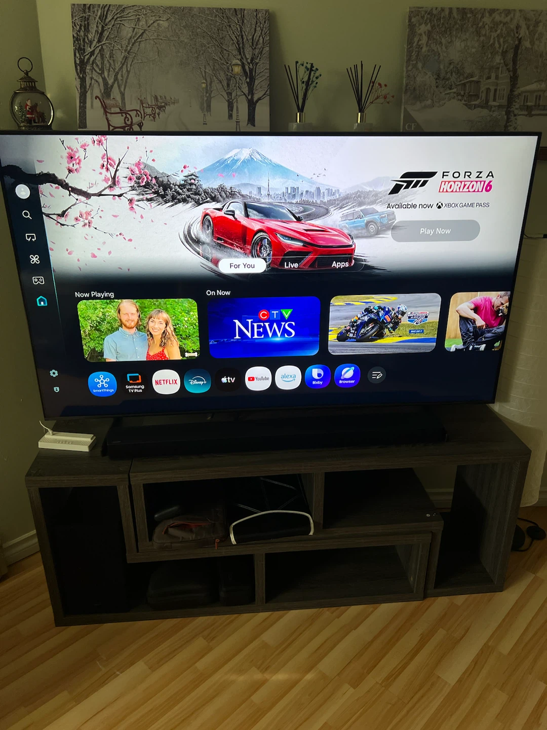 Samsung 65” Smart TV with Soundbar - photo 4