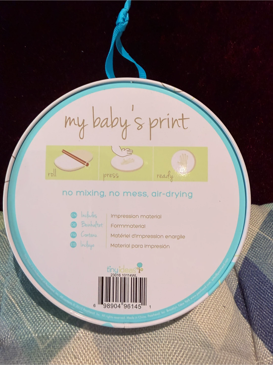 Tiny Ideas My Baby's Print Keepsake Kit - photo 2