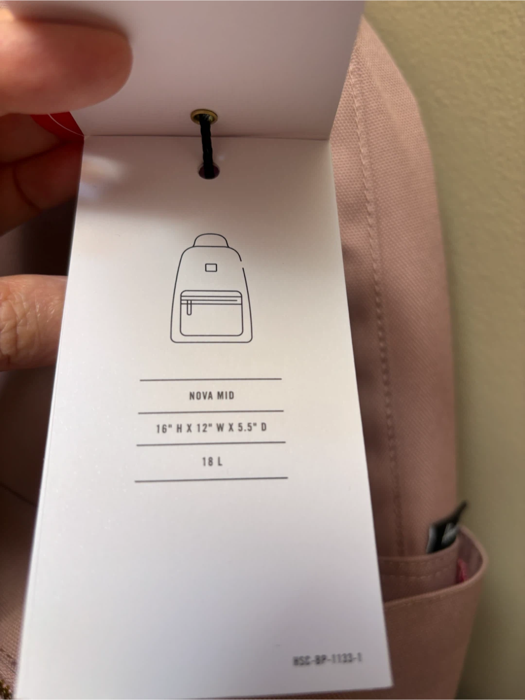 Herschel Nova Mid Backpack New - Rose Ash - photo 5