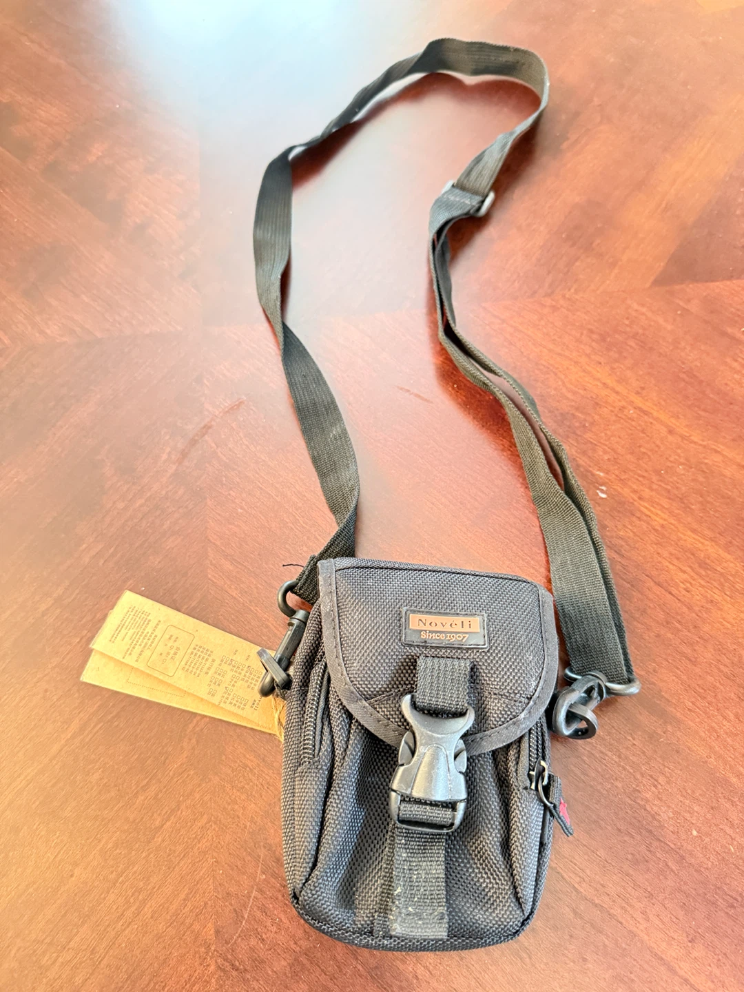 Novell Black Nylon Crossbody Bag