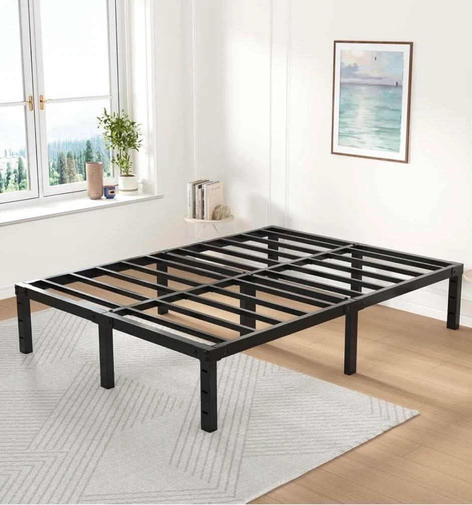 Bamboo Mattress with Metal Bed Frame