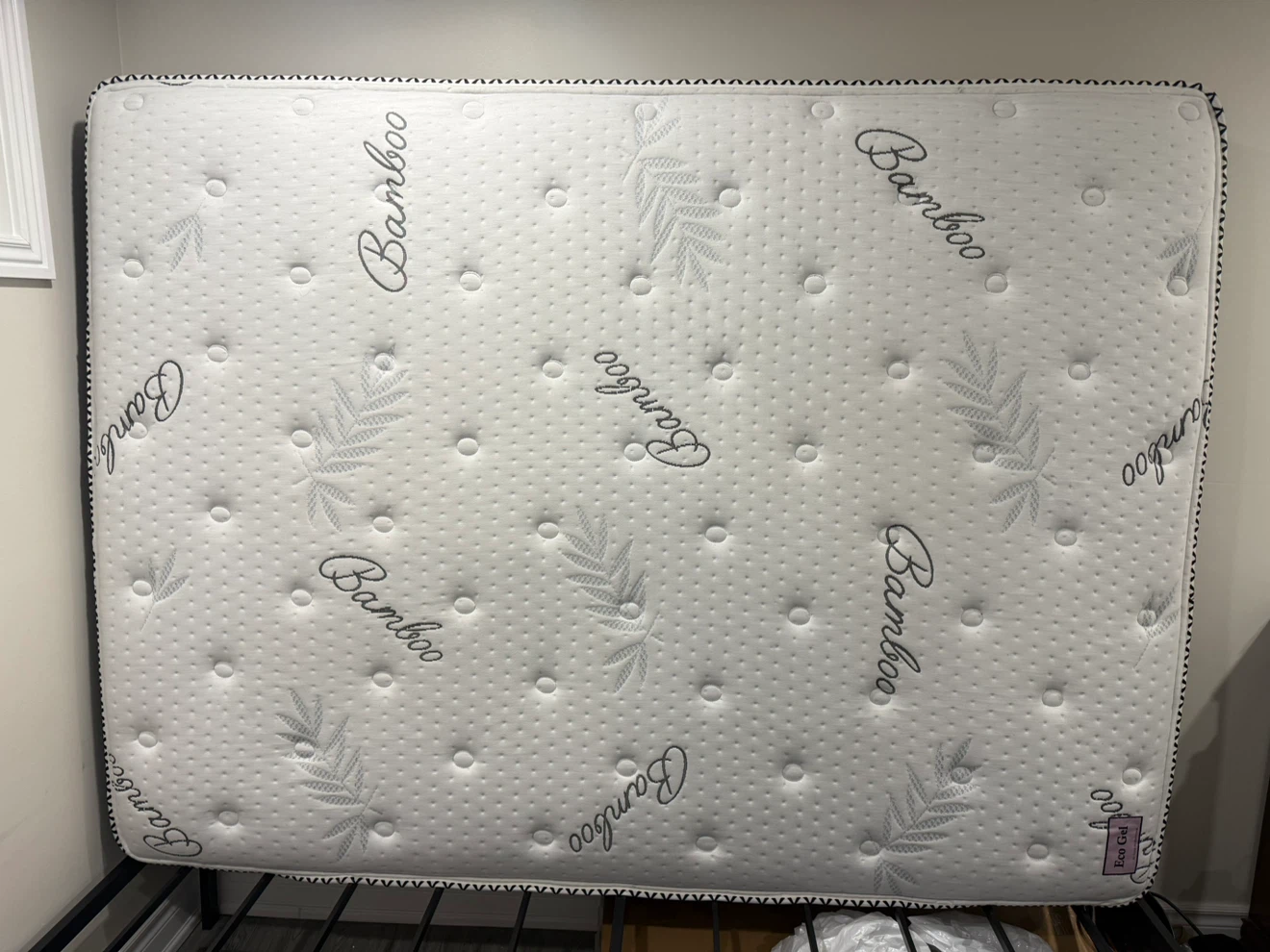 Bamboo Mattress with Metal Bed Frame - photo 2