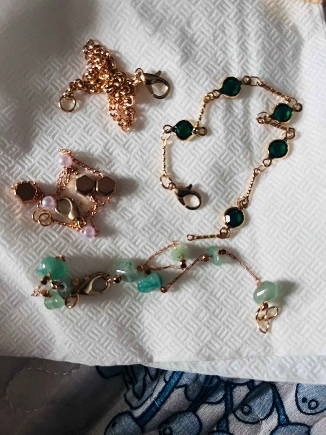 Gold-tone Charm Bracelet Set (5 numbers) - photo 2