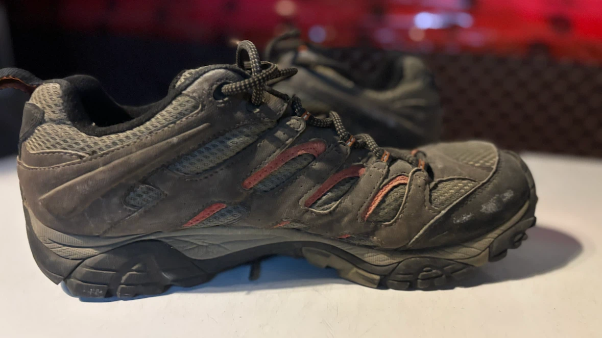 Merrell Dark Choc Moabs Men's Hiking Shoes Size 12 - photo 3