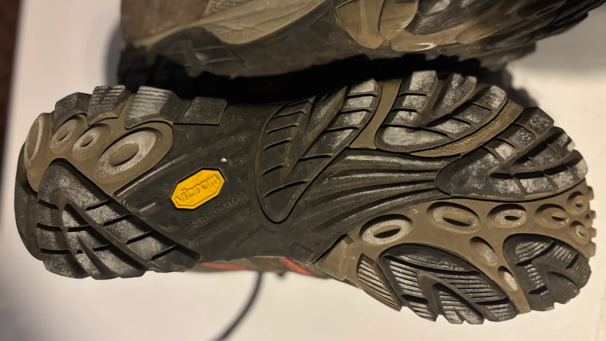 Merrell Dark Choc Moabs Men's Hiking Shoes Size 12 - photo 4