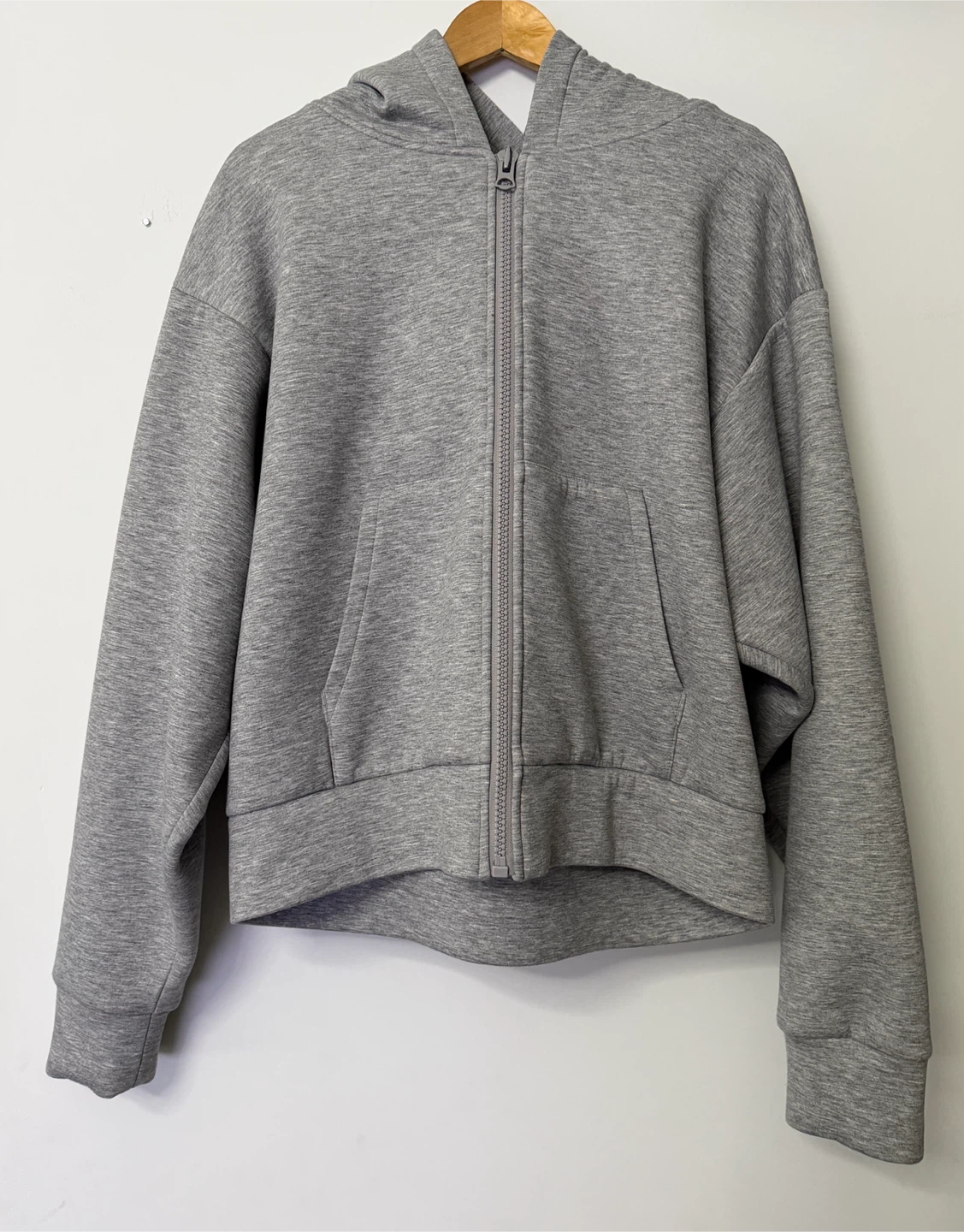 RECTO Grey Zip-Up Hoodie Kpop Kdrama BTS Cha Eun Woo Brand