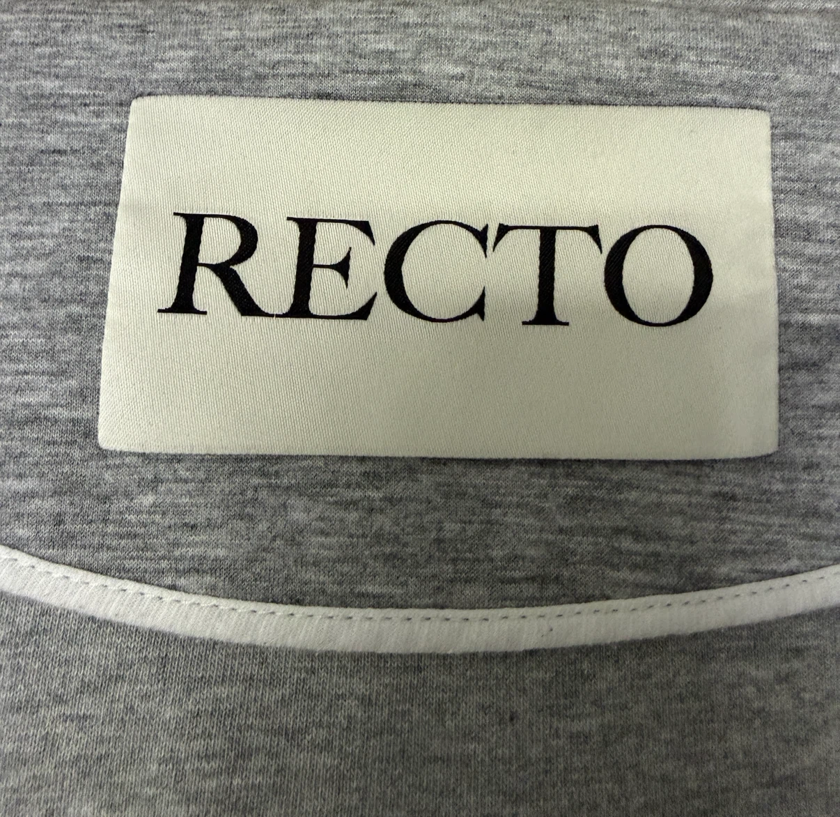 RECTO Grey Zip-Up Hoodie Kpop Kdrama BTS Cha Eun Woo Brand - photo 4