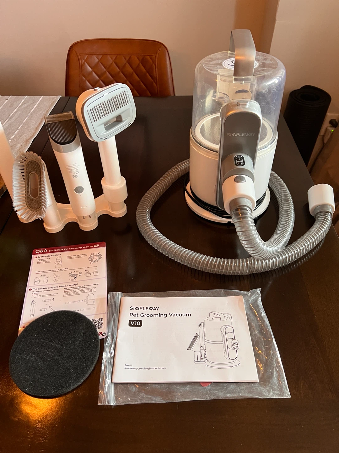 Pet Grooming System/Vacuum