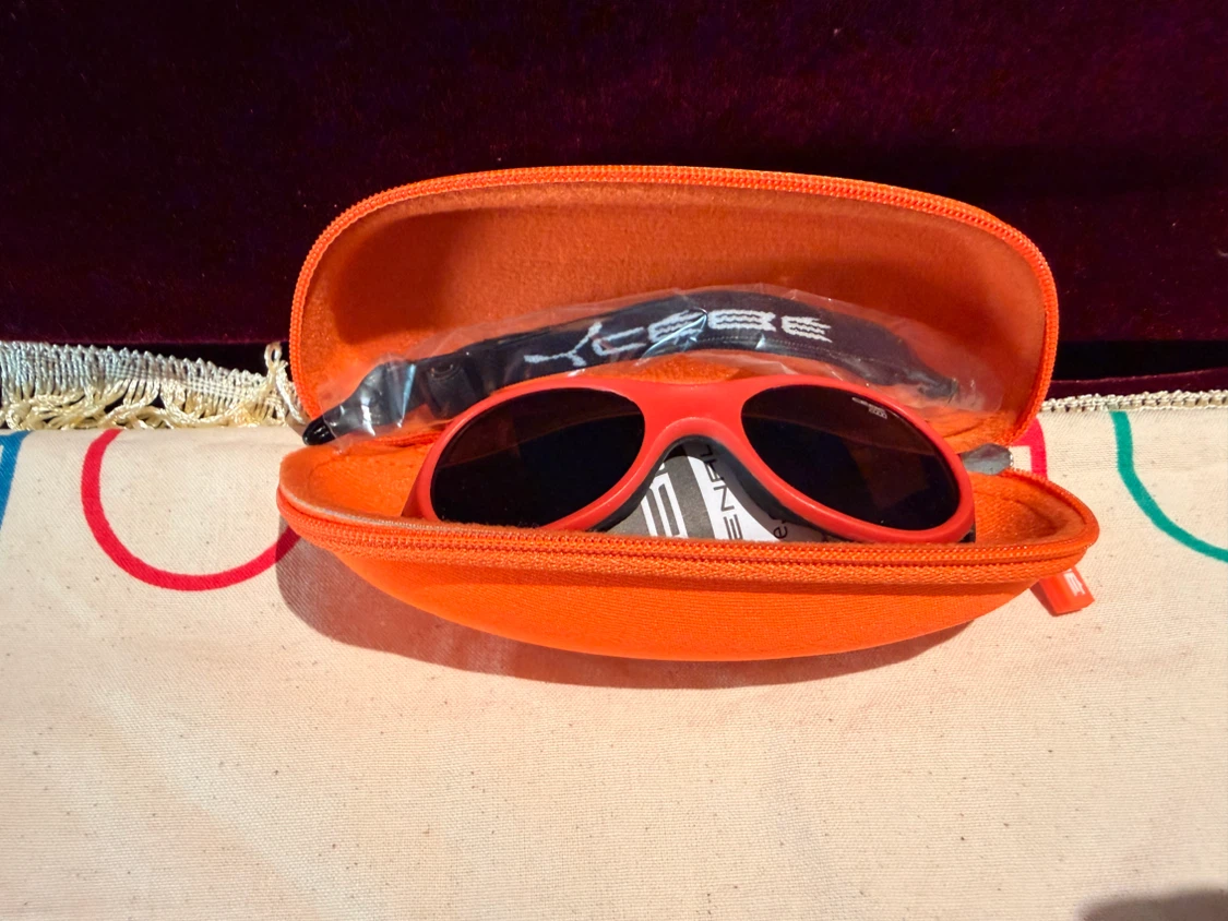 Red Sunglasses with Case