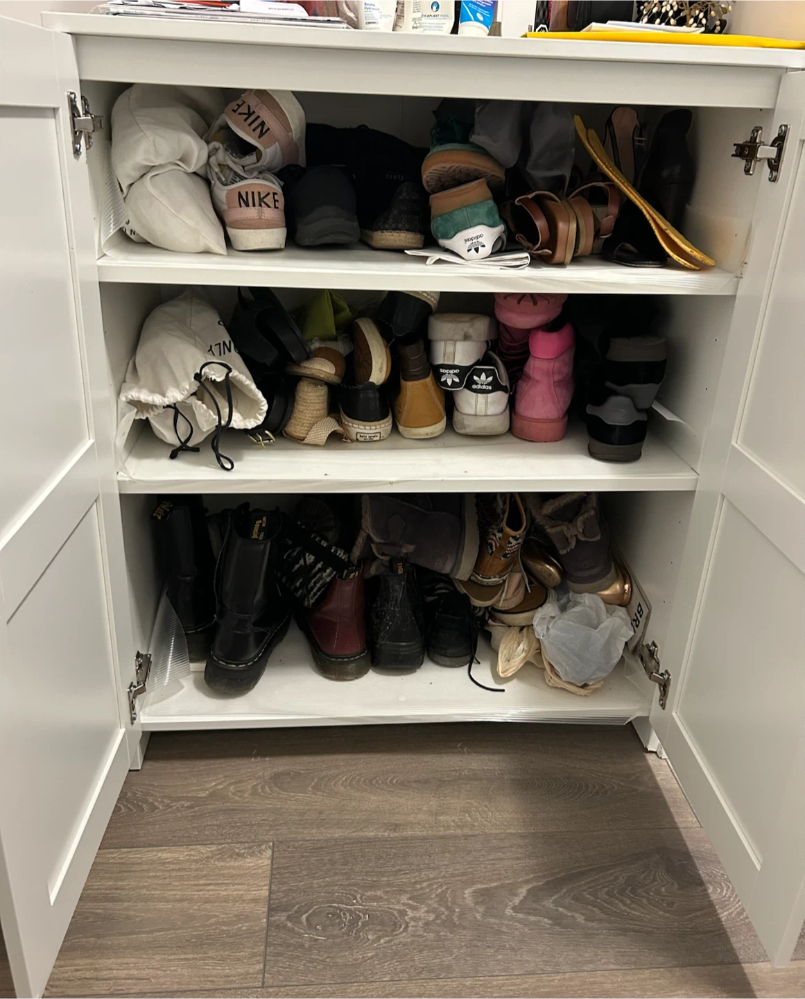 IKEA White Two-Door Storage Cabinet - photo 2