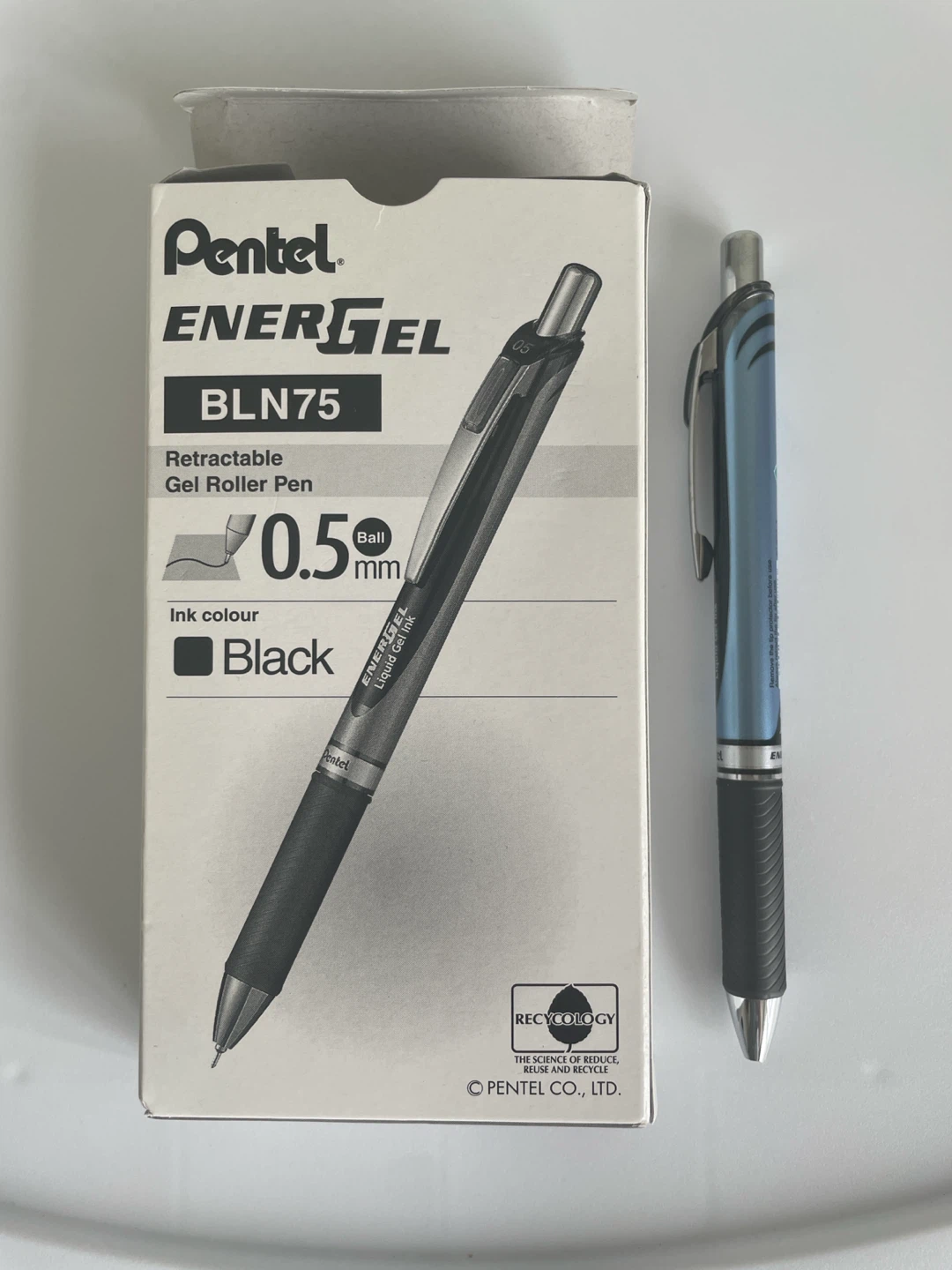 Retractable Gel Pen - Black Ink, 0.5mm
