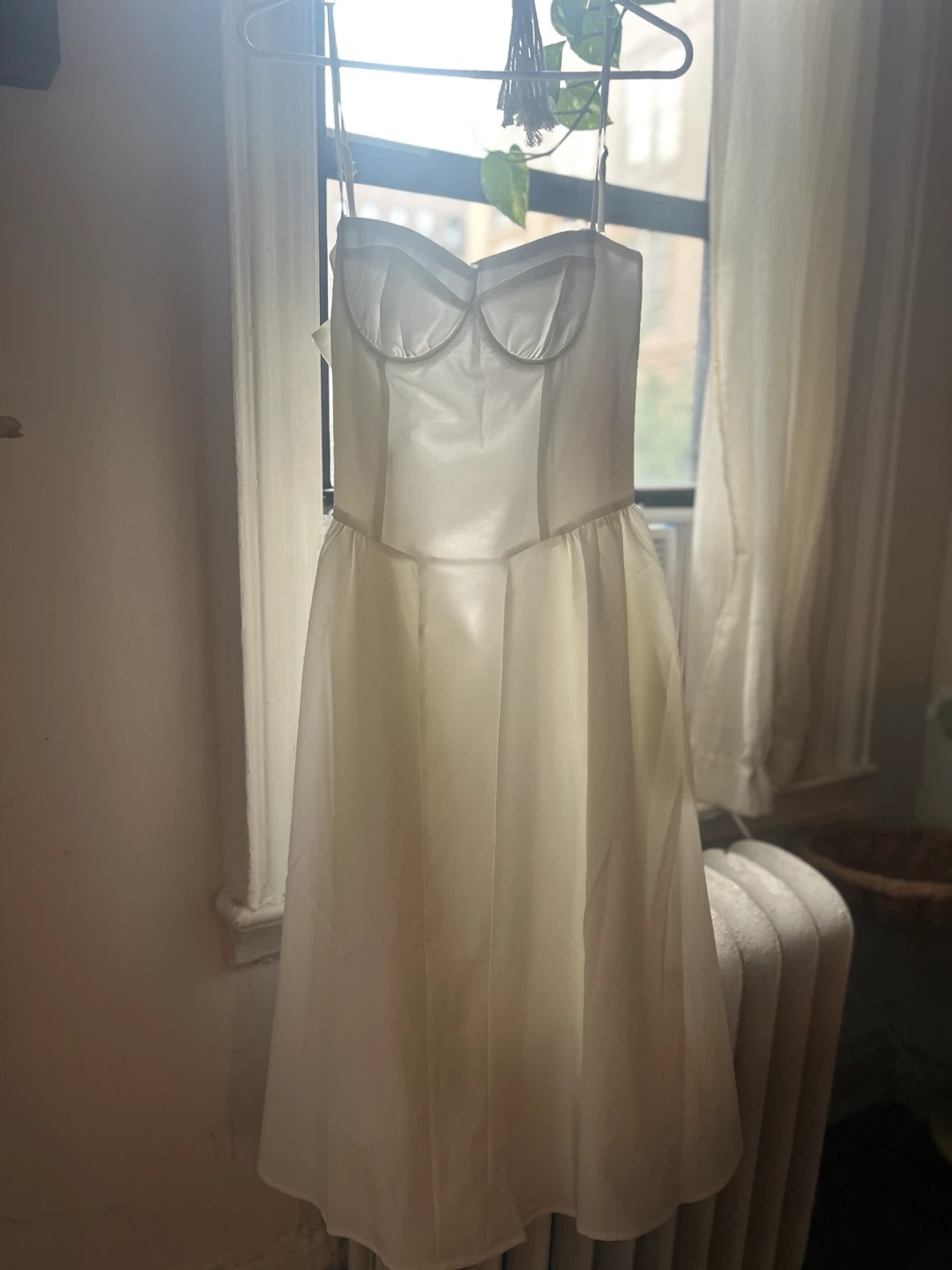 Almond Muse Francesca White Midi-Dress  - Never Worn