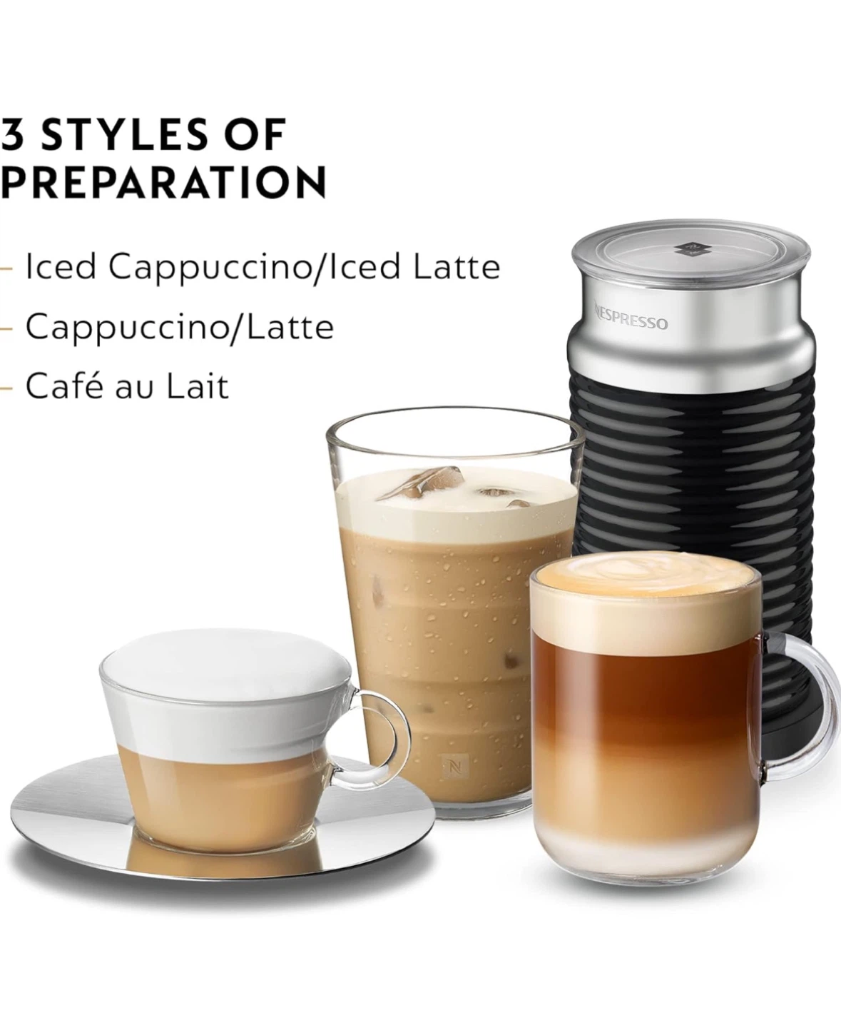 Nespresso Aeroccino 3 Milk Frother - photo 3