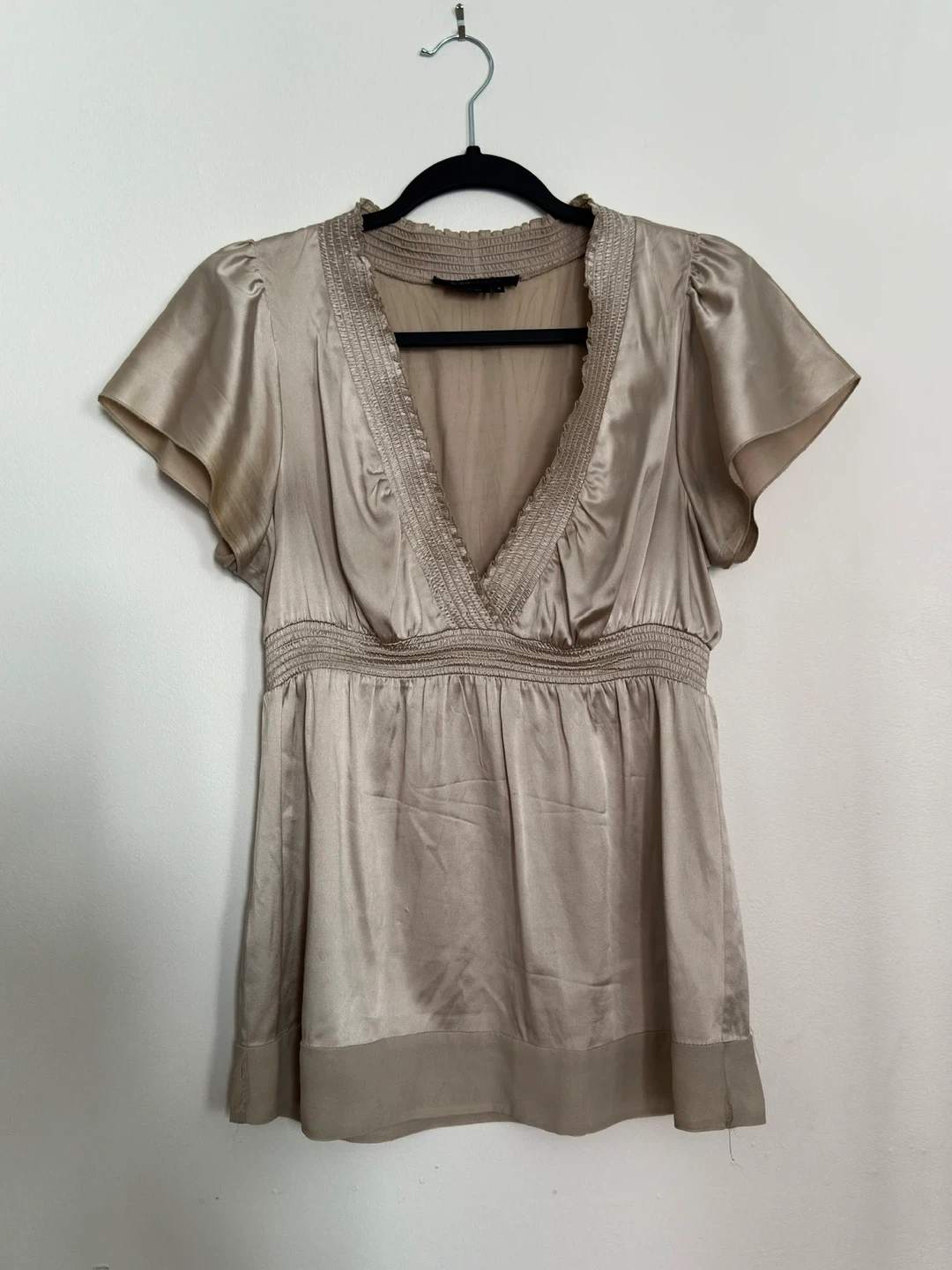 BCBG Women's Satin Blouse