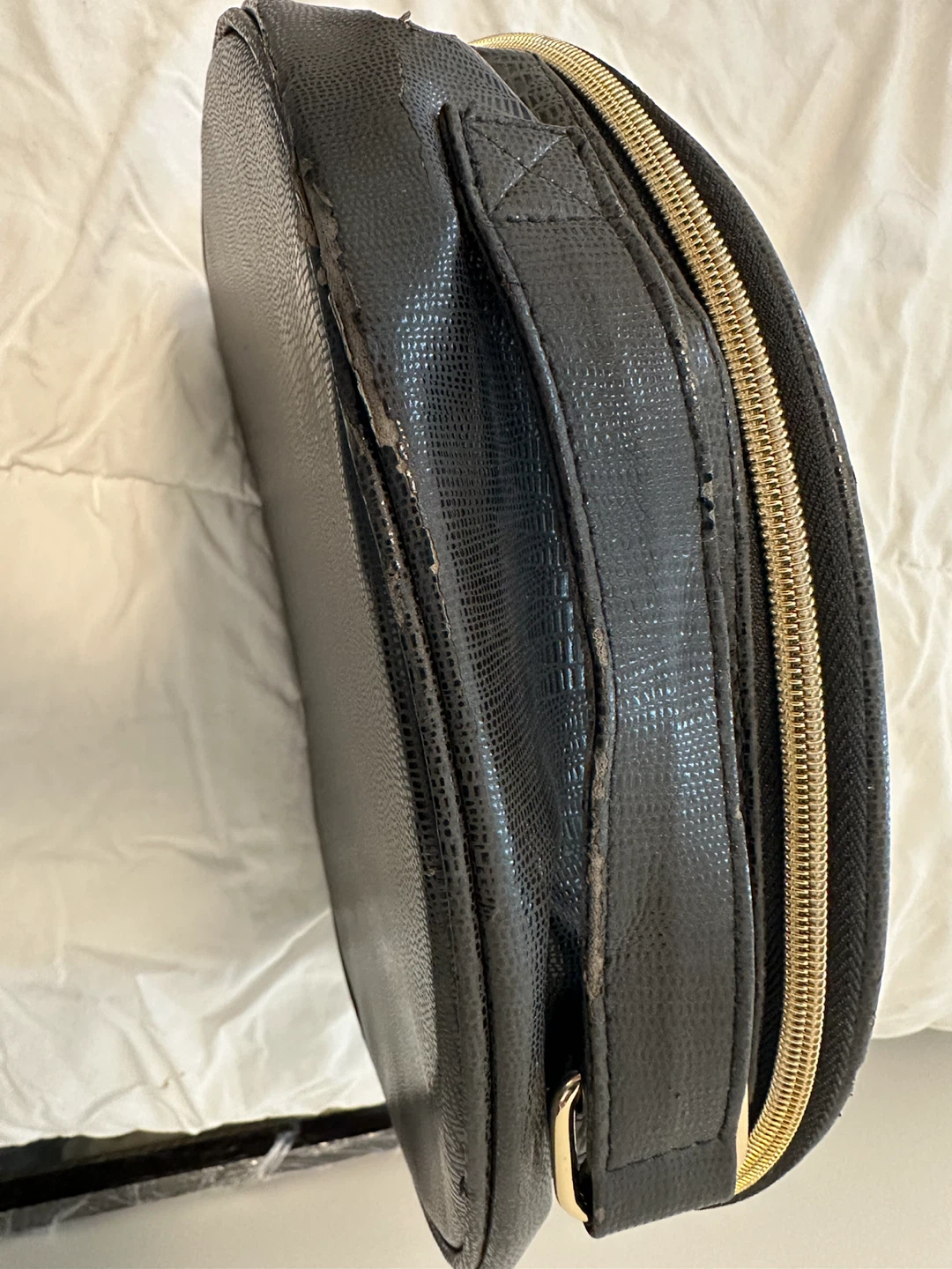 Lancôme Paris Vanity Case/travel  round black make up bag - photo 4