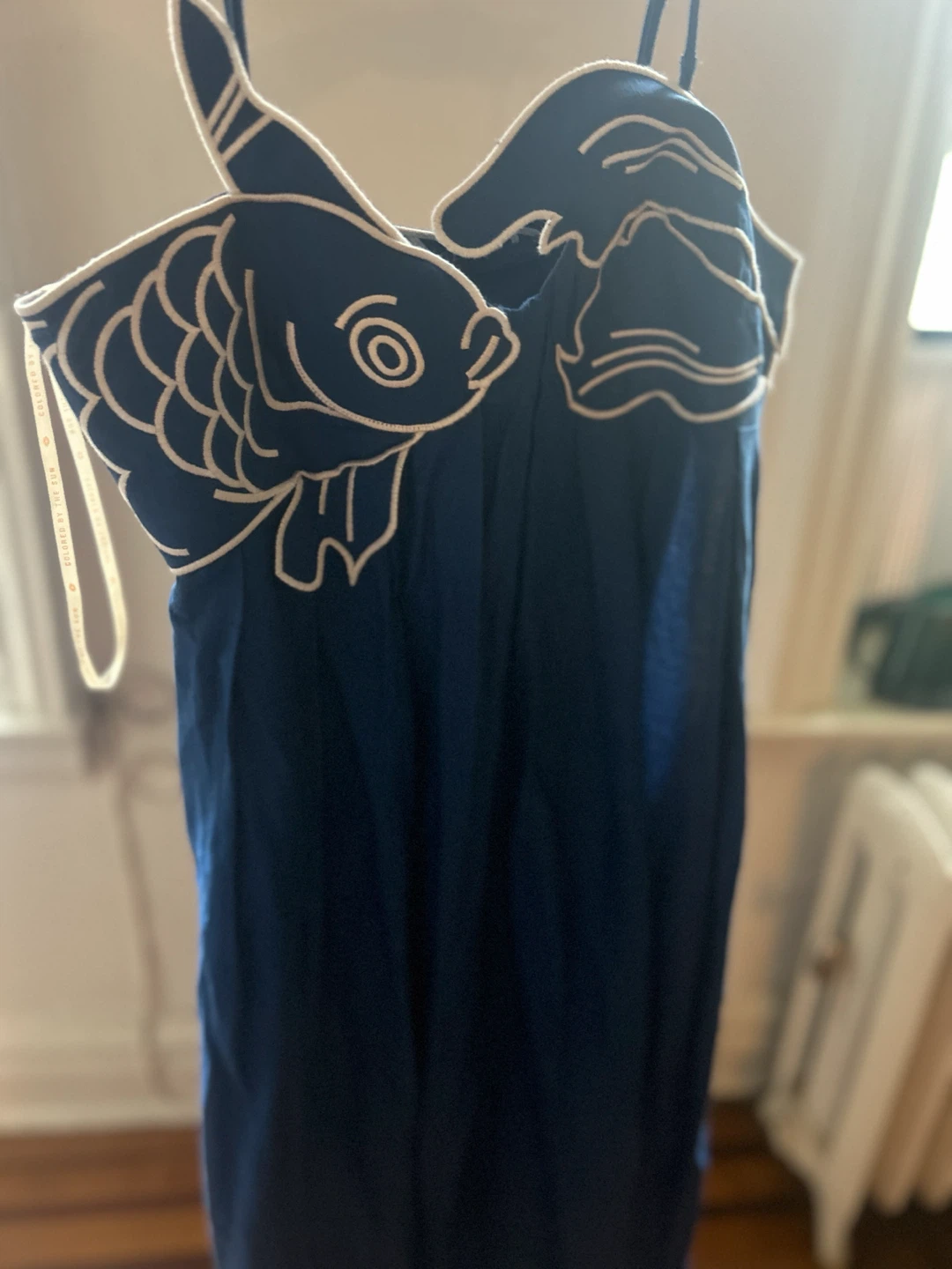 Blue FARM Rio Fish Print Maxi Dress - Size 6 - photo 3