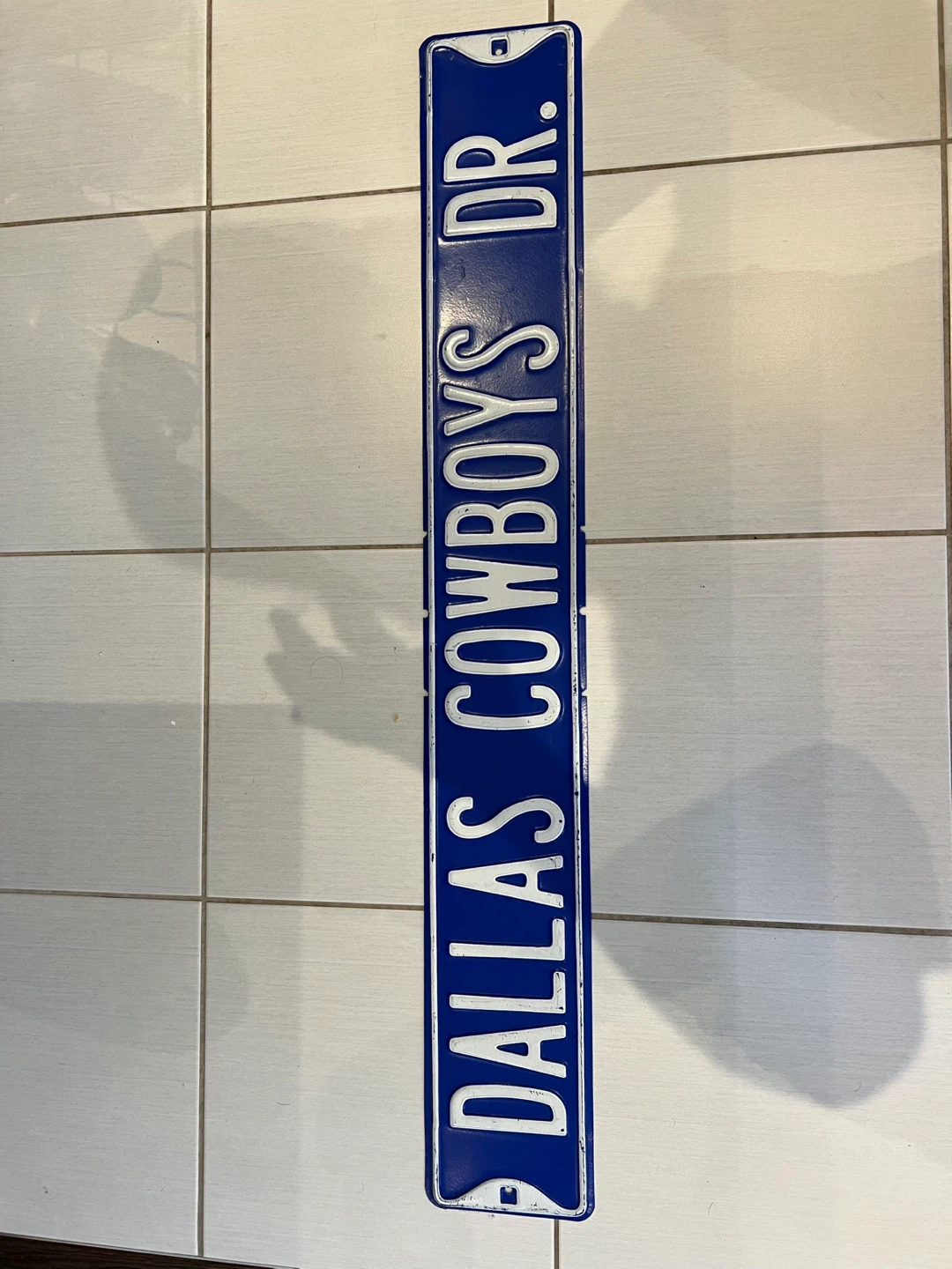 Dallas Cowboys Dr. Metal Street Sign