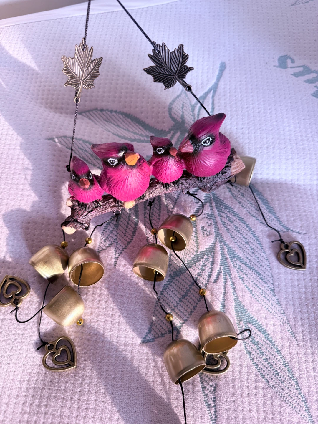 Cardinal Family Wind Chime - photo 2