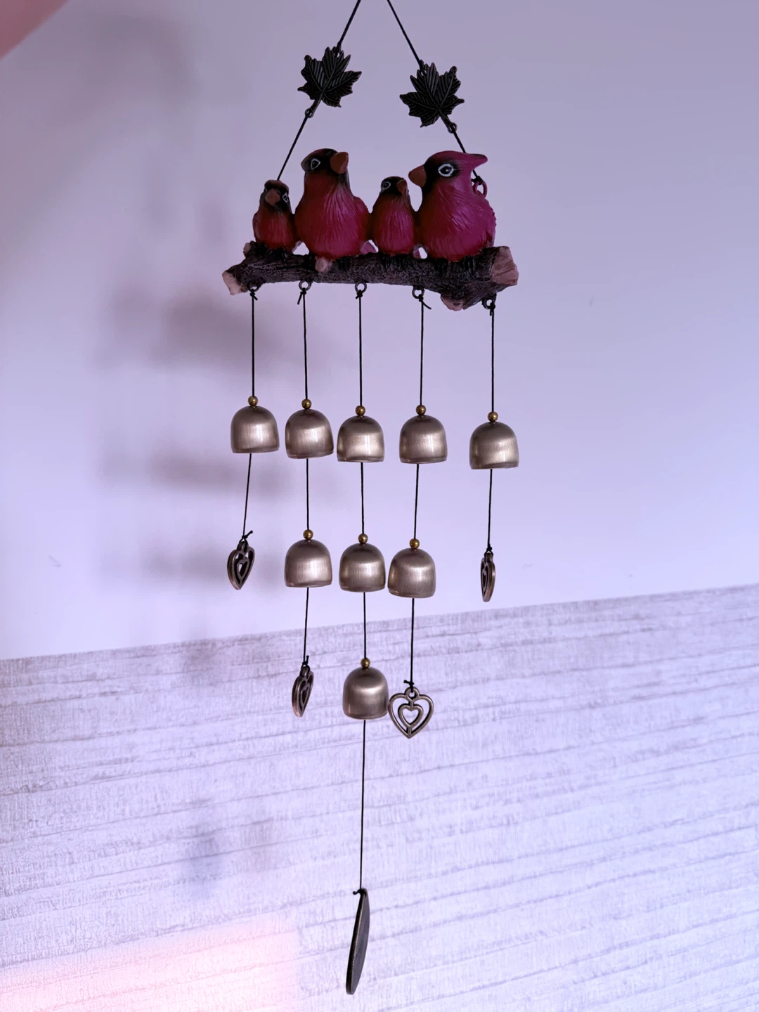 Cardinal Family Wind Chime - photo 4