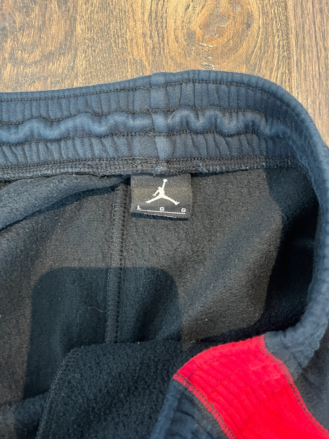 Jordan Black & Red Hoodie and Sweatpants Set - photo 3
