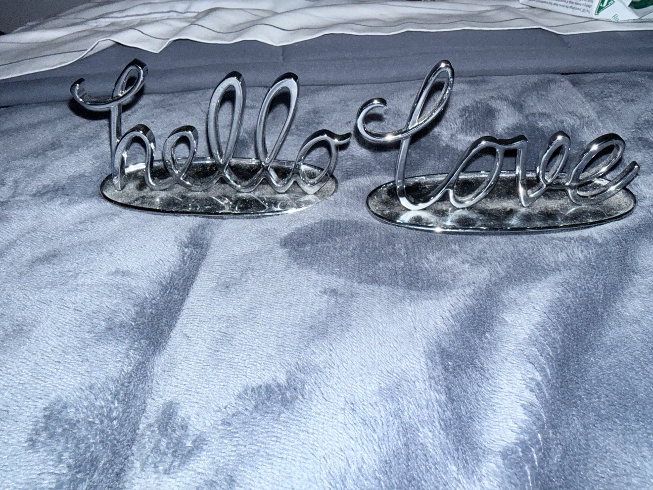 Hello Love Script Word Sign Set