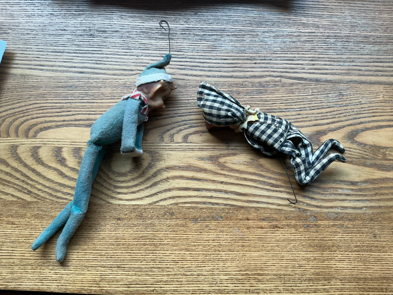 Vintage Elf Figurines (Set of 2) - photo 5
