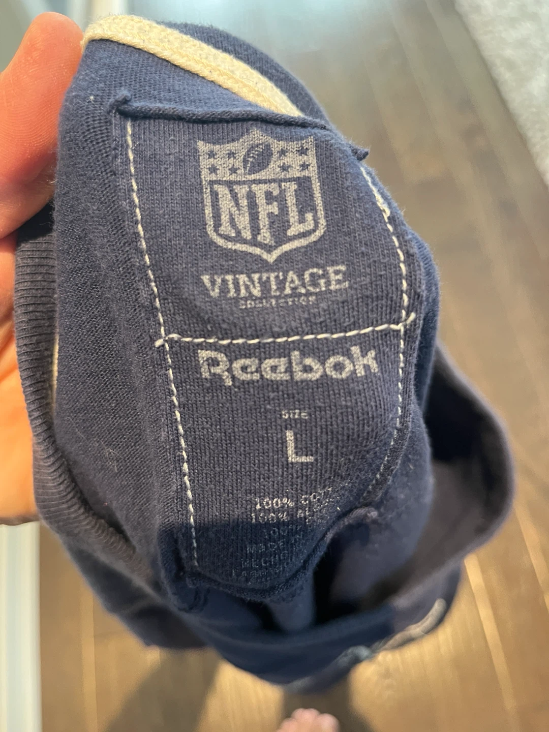 Reebok NFL Dallas Cowboys Long Sleeve Shirt Size L - photo 3