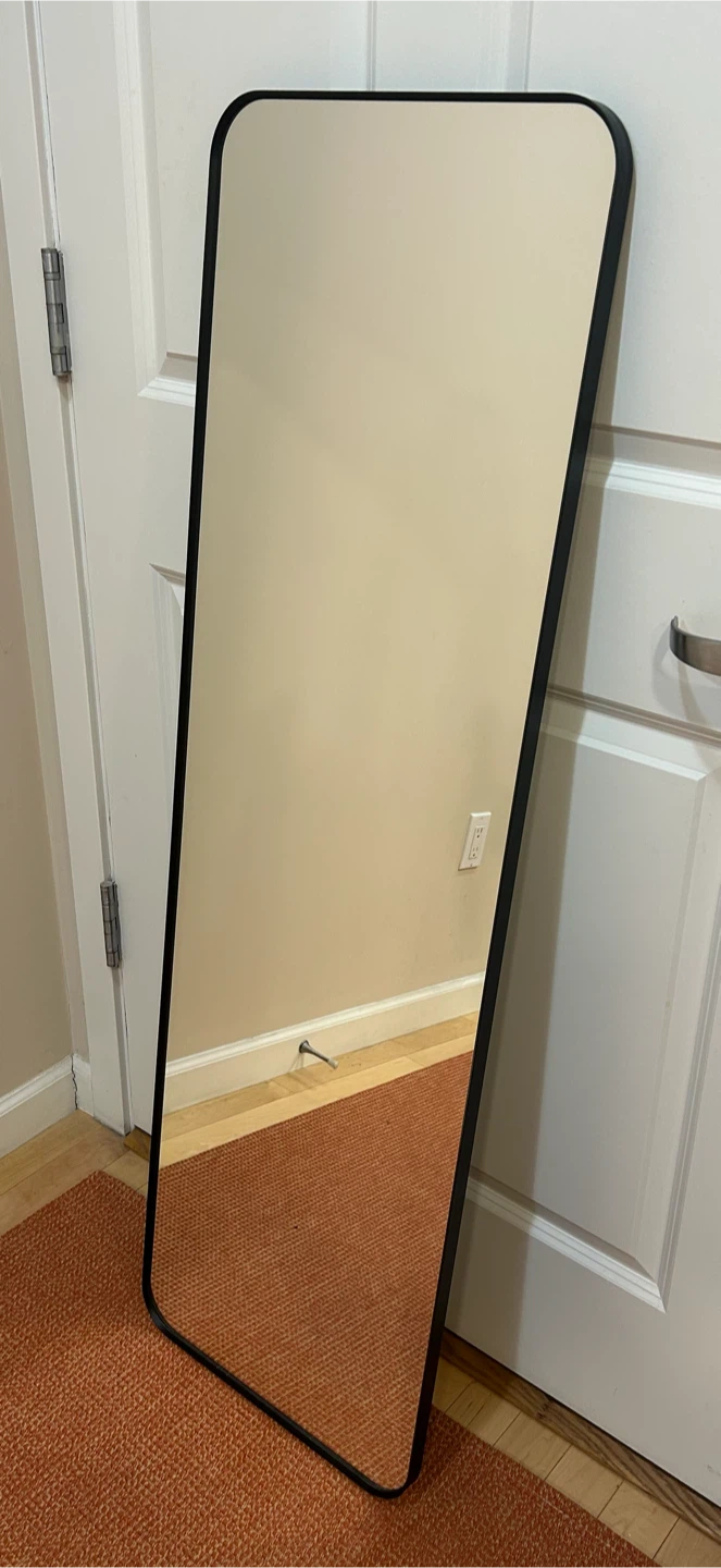 IKEA Lindbyn Black Framed Mirror