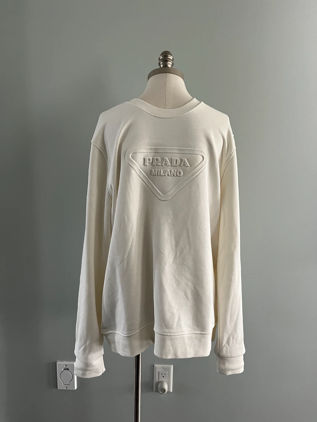 Prada Milano Embossed Logo Sweatshirt - photo 2
