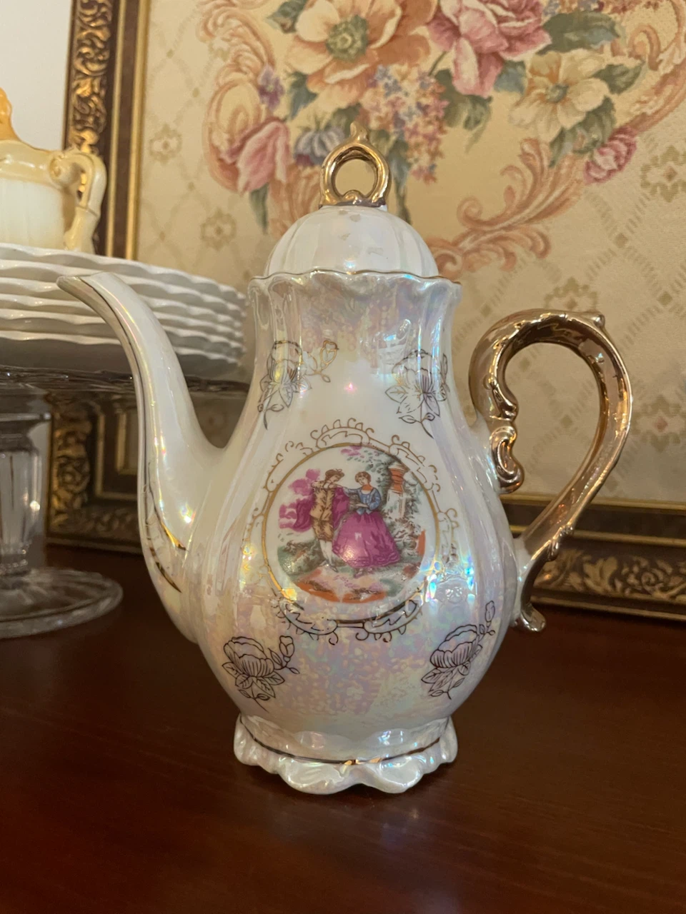 Vintage Japan Musical Teapot