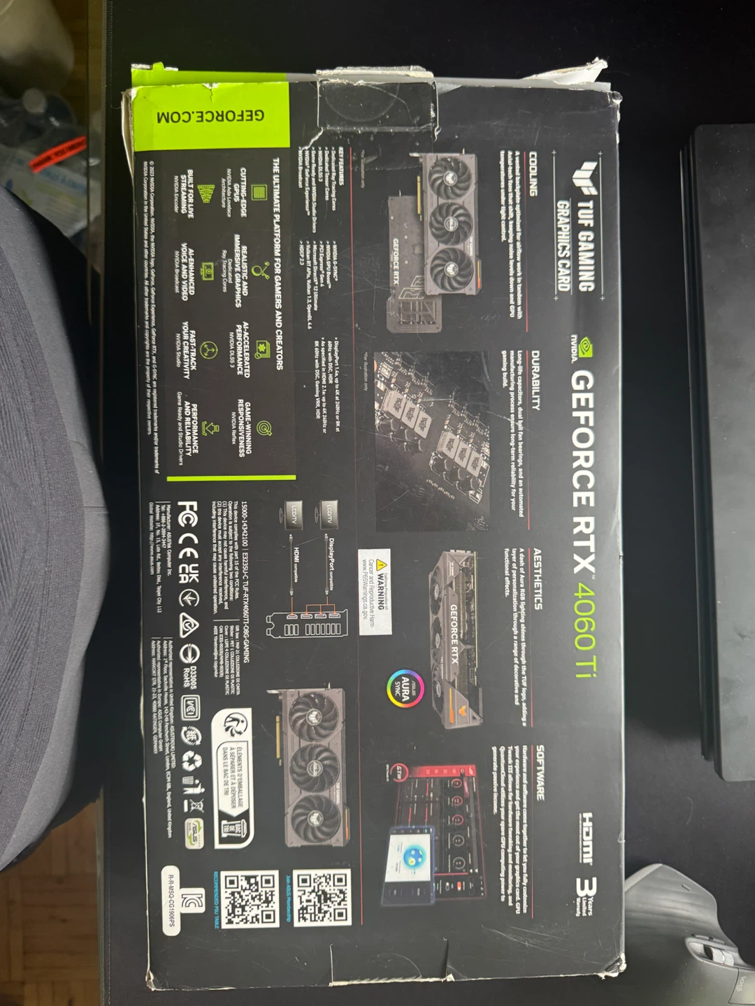 ASUS TUF Gaming GeForce RTX 4060 Ti OC Edition Graphics Card - photo 5