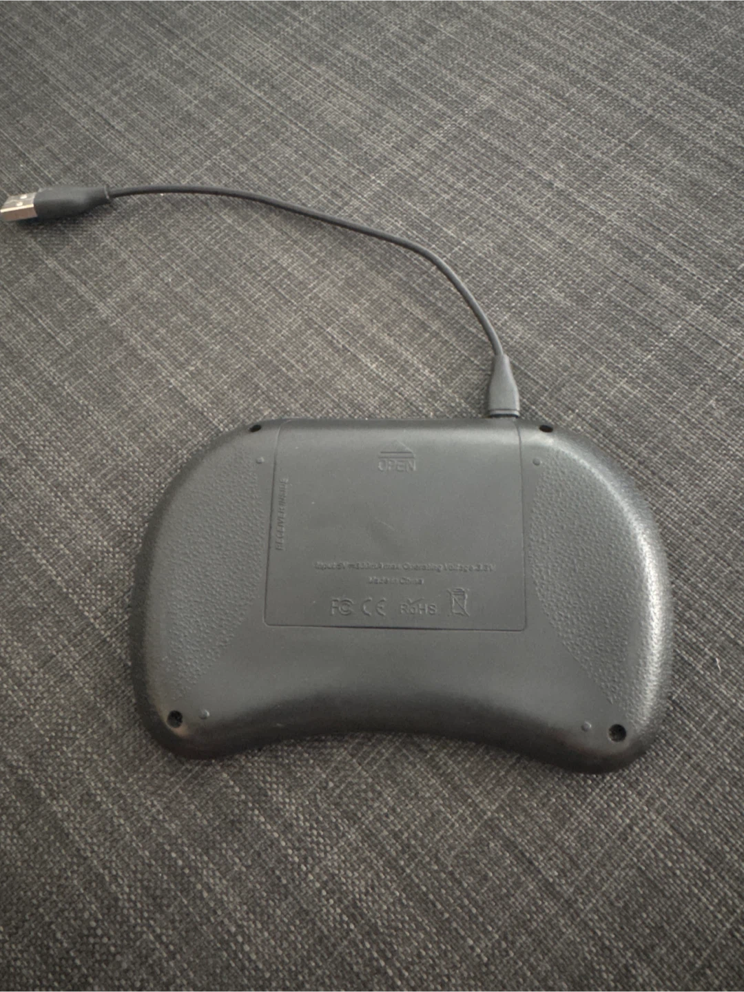 Black Mini Wireless Keyboard with Touchpad - photo 3