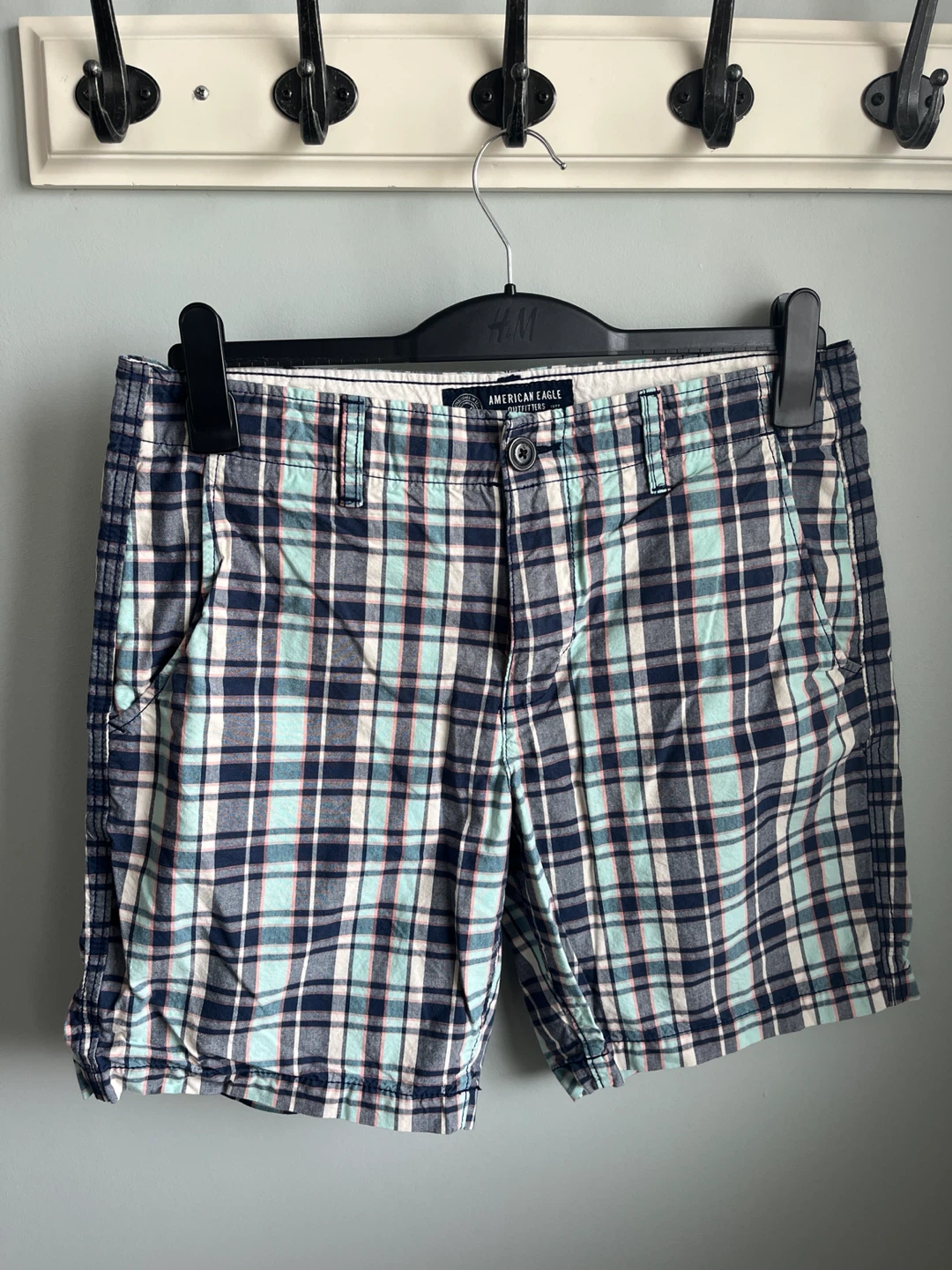 American Eagle Plaid Shorts Size 32