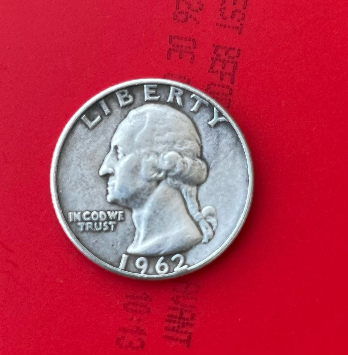 USA 🇺🇸 1962  Rarest  President Washington VINTAGE Silver Quarter