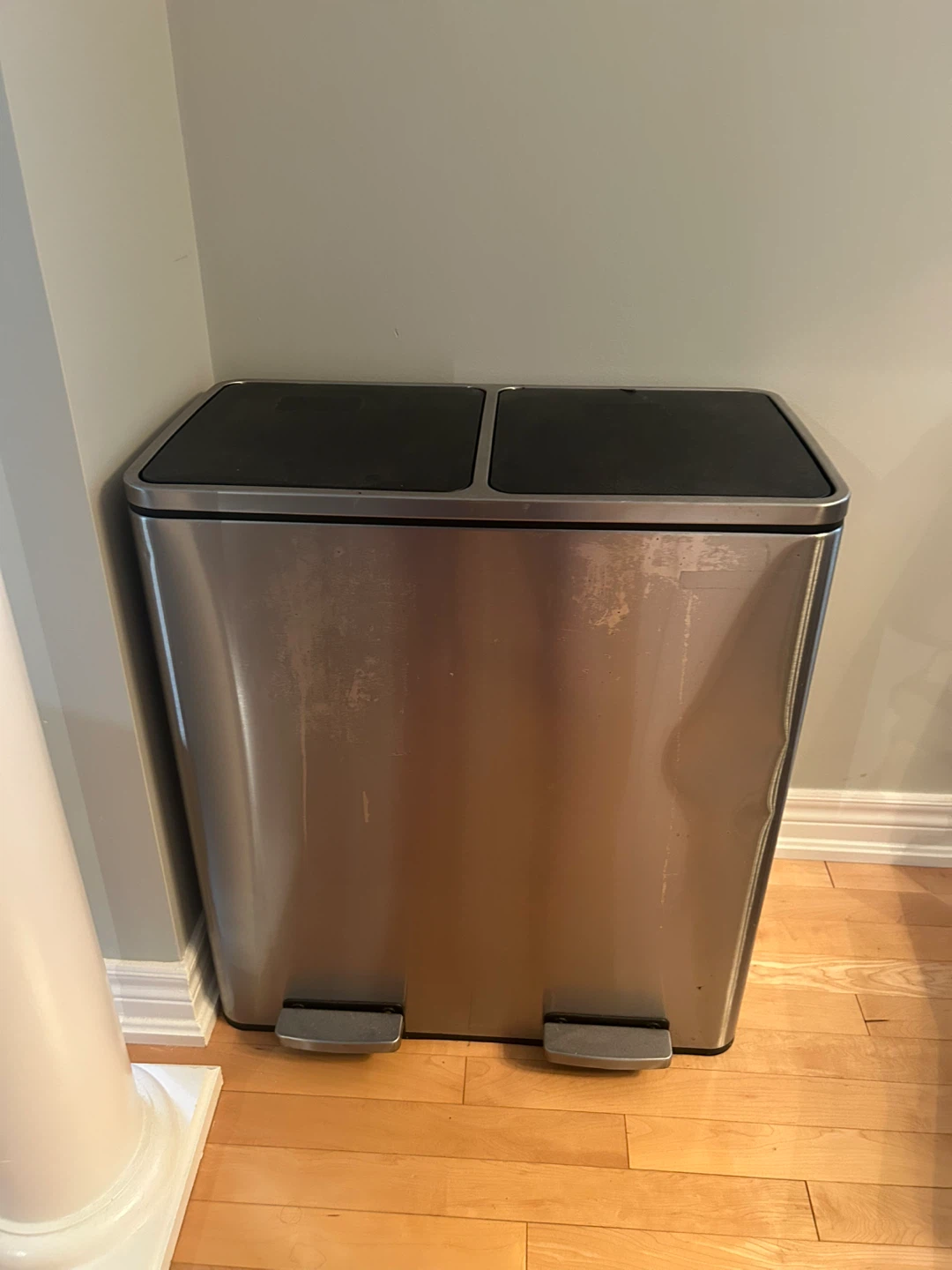 Double Kitchen Garbage & Recycling Bin