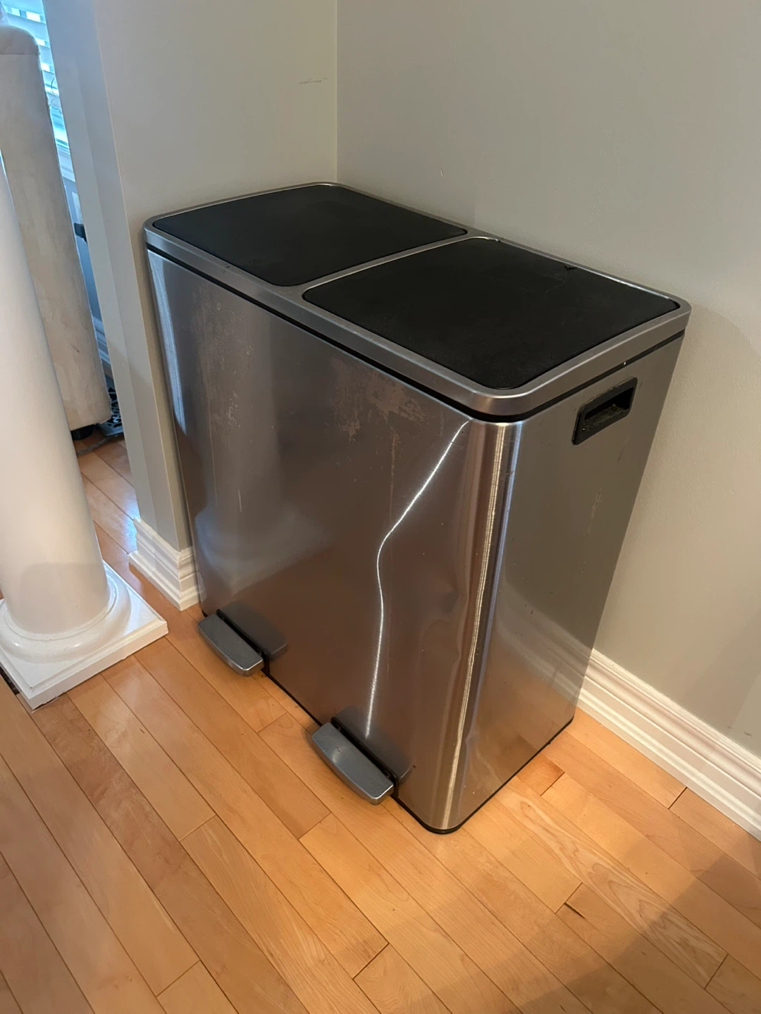 Double Kitchen Garbage & Recycling Bin - photo 5