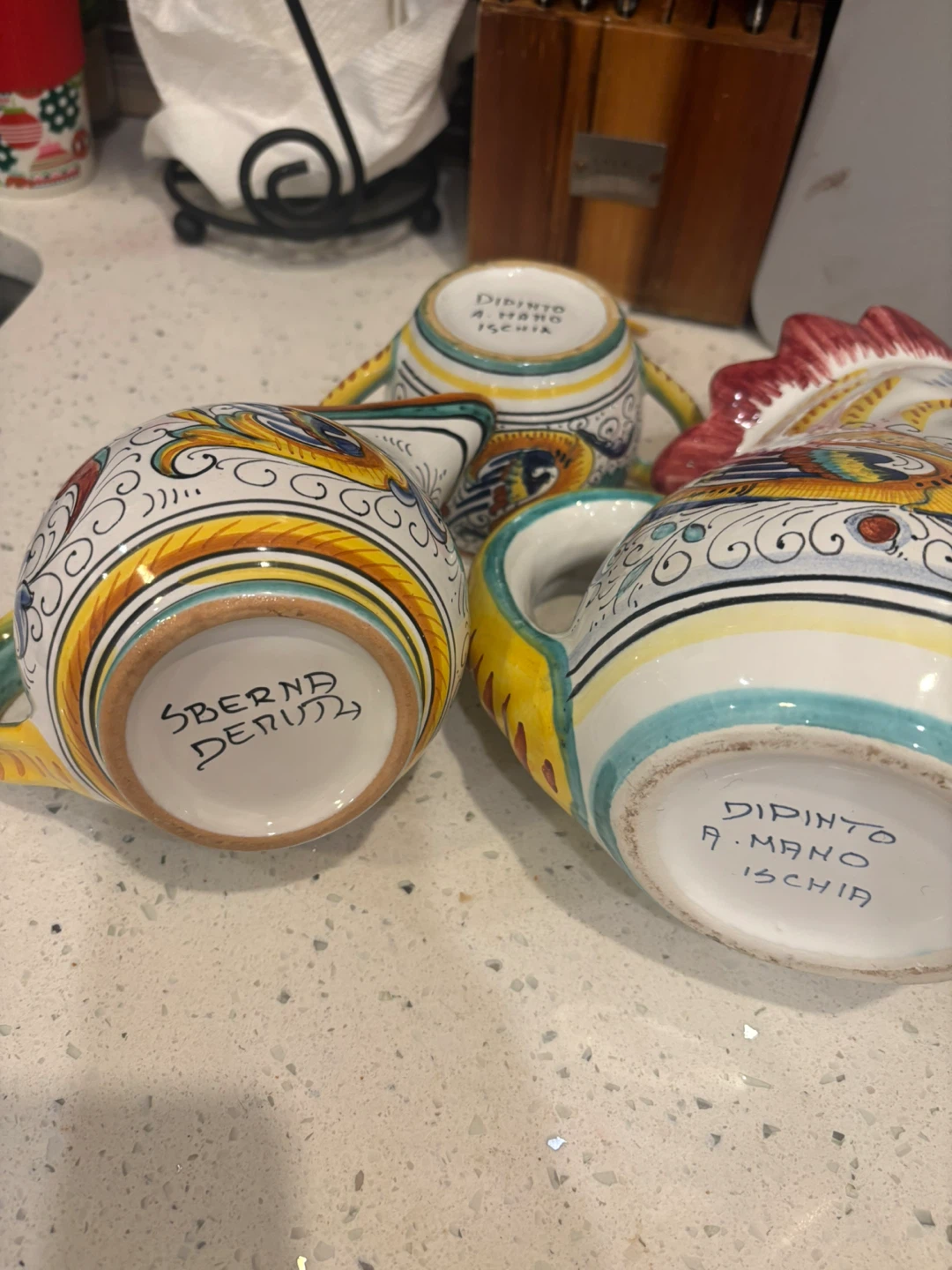 Vintage  Rooster pitcher,Creamer & Sugar Bowl Set. - photo 2