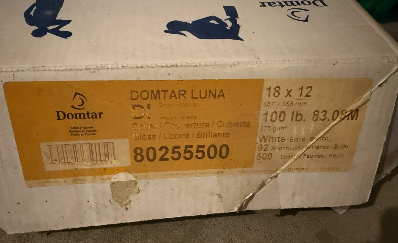 Domtar Luna Gloss 100lb Cover Paper - photo 3