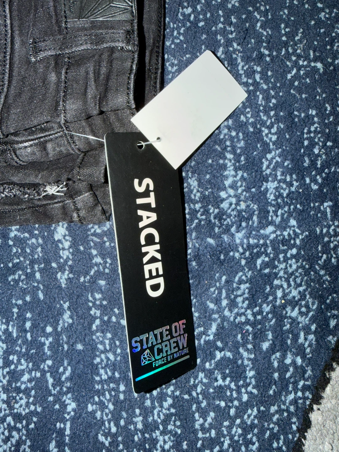 State of Crew Black Cargo Jeans Size 30 - photo 4
